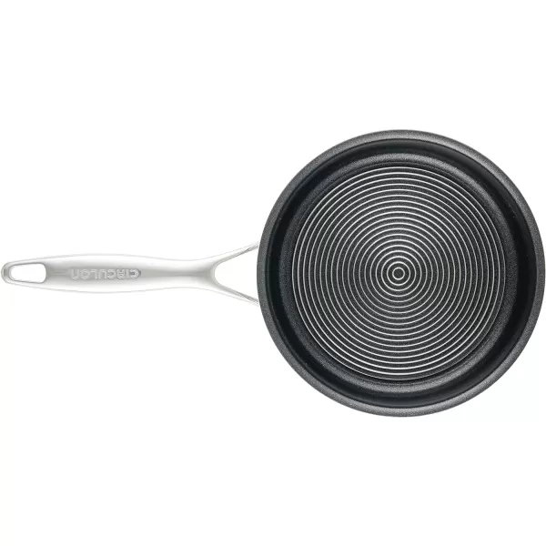 Circulon Clad Stainless Steel Wok/Stir Fry with Glass Lid and Hybrid SteelShield and Nonstick Technology, 14 Inch - Silver)