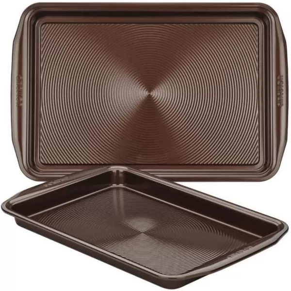 Circulon Nonstick Bakeware, Nonstick Cookie Sheet / Baking Sheet - 10 Inch x 15 Inch, Chocolate Brown