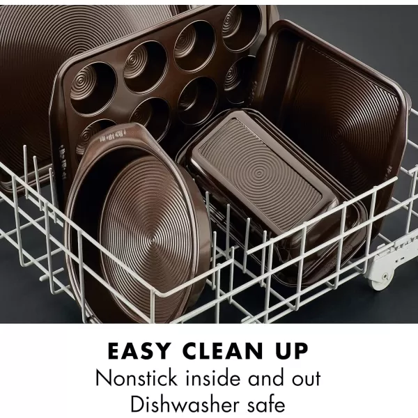 Circulon Nonstick Bakeware, Nonstick Cookie Sheet / Baking Sheet - 10 Inch x 15 Inch, Chocolate Brown