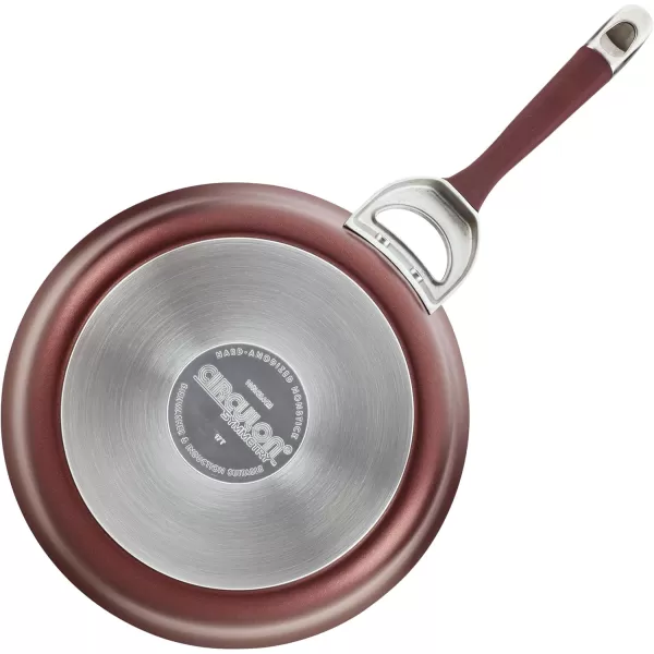 Circulon Symmetry Hard Anodized Nonstick Wok/Stir Fry Pan with Lid, 12", Chocolate