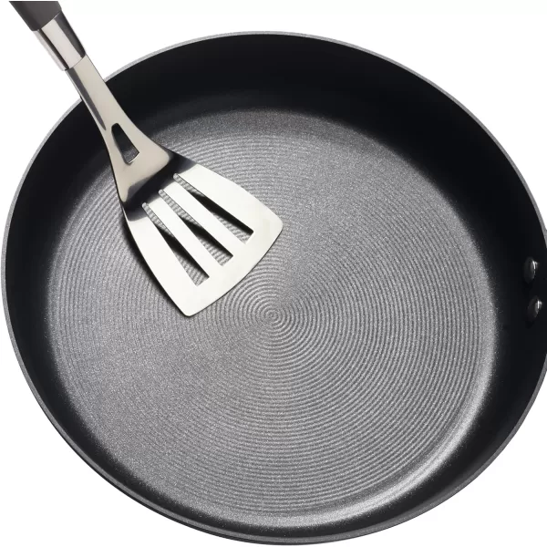 Circulon Symmetry Hard Anodized Nonstick Wok/Stir Fry Pan with Lid, 12", Chocolate