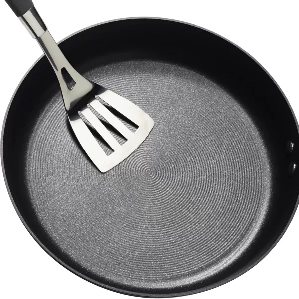 Circulon Symmetry Hard Anodized Nonstick Wok/Stir Fry Pan with Lid, 12", Chocolate