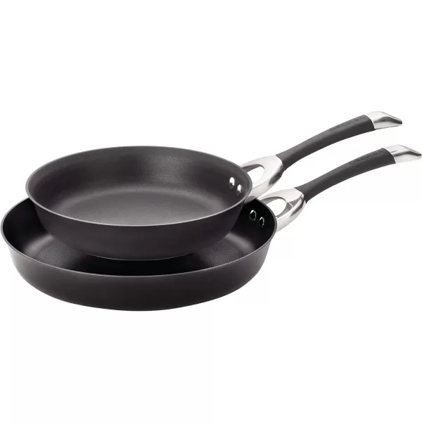 Circulon Symmetry Hard Anodized Nonstick Wok/Stir Fry Pan with Lid, 12", Chocolate