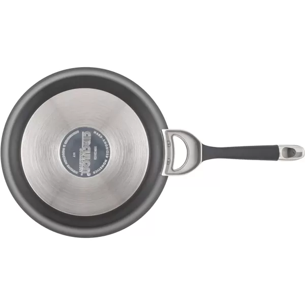 Circulon Symmetry Hard Anodized Nonstick Wok/Stir Fry Pan with Lid, 12", Chocolate
