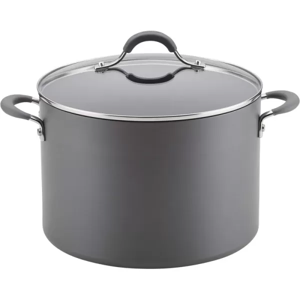 Circulon 83903 Radiance Hard Anodized Nonstick Cookware Pots and Pans Set, 10 Piece, Gray)