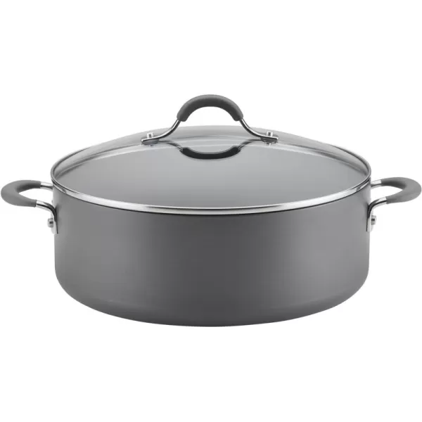 Circulon 83903 Radiance Hard Anodized Nonstick Cookware Pots and Pans Set, 10 Piece, Gray)