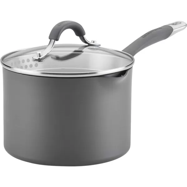 Circulon 83903 Radiance Hard Anodized Nonstick Cookware Pots and Pans Set, 10 Piece, Gray)