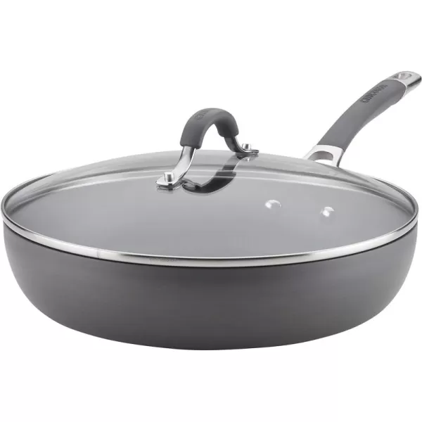 Circulon 83903 Radiance Hard Anodized Nonstick Cookware Pots and Pans Set, 10 Piece, Gray)