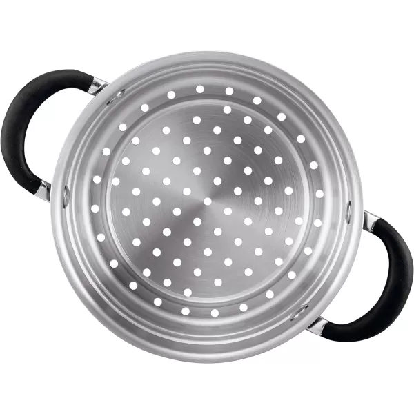 Circulon Momentum Stainless Steel Sauce Pan/Saucepan with Lid, 2 Quart, Silver