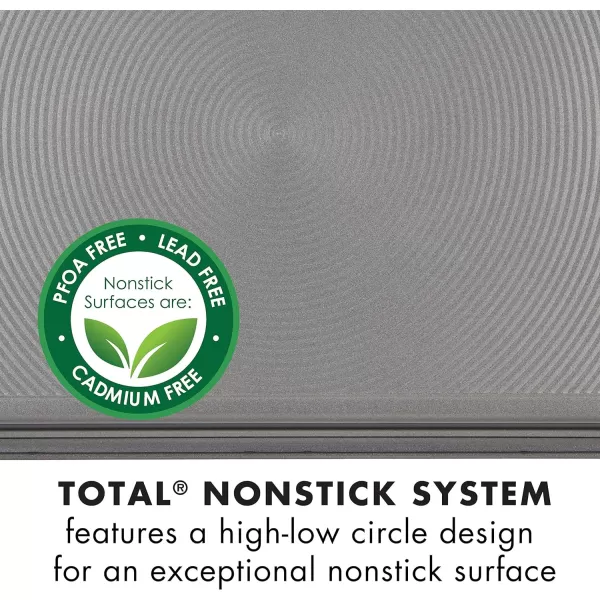 Circulon Nonstick Bakeware Set with Nonstick Bread Pan, Baking Pan, Cookie Sheet / Baking Sheet and Cake Pans - 5 Piece, Gray