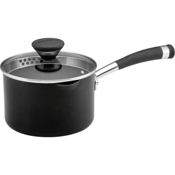 Circulon Acclaim Hard Anodized Nonstick Casserole Dish/Casserole Pan with Lid - 4.5 Quart, Black