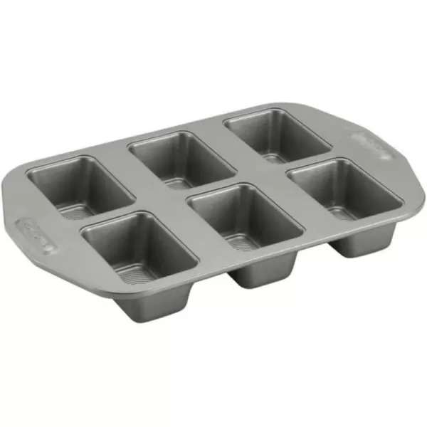 Circulon Nonstick Bakeware 6-Cup Mini Loaf Pan, Gray - ,6 cup