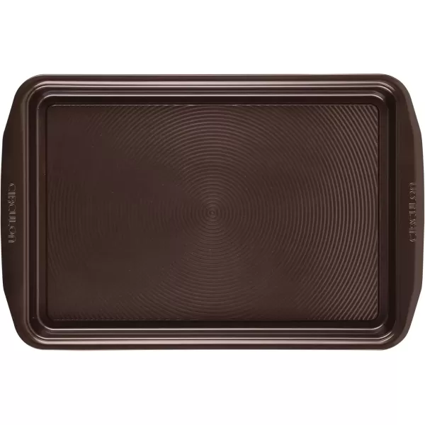 imageCirculon Nonstick Bakeware Set with Nonstick Cookie Sheet  Baking Sheet and Cooling Rack  2 Piece Chocolate BrownChocolate