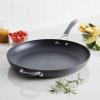 imageCirculon 81401 14quot Helper Handle Hard Anodized Aluminum Skillet 14 Inch Oyster GrayGray
