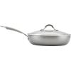 imageCirculon 81401 14quot Helper Handle Hard Anodized Aluminum Skillet 14 Inch Oyster GrayGray