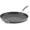 imageCirculon 81401 14quot Helper Handle Hard Anodized Aluminum Skillet 14 Inch Oyster GrayGray