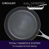 imageCirculon 81401 14quot Helper Handle Hard Anodized Aluminum Skillet 14 Inch Oyster GrayGray