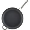 imageCirculon 81401 14quot Helper Handle Hard Anodized Aluminum Skillet 14 Inch Oyster GrayGray