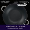 imageCirculon 81401 14quot Helper Handle Hard Anodized Aluminum Skillet 14 Inch Oyster GrayGray