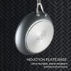 imageCirculon A1 Series with ScratchDefense Technology Nonstick Induction Frying PansSkillet Set 85 Inch and 10 Inch  Graphite Skillet Set 85quot ampamp 10quot