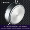 imageCirculon A1 Series with ScratchDefense Technology Nonstick Induction Saut Pan with Helper Handle and Lid 5 Quart Graphite