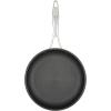 imageCirculon C1 Series Clad Stainless Steel with ScratchDefense Technology Cookware Nonstick Induction Frying PansSkillets with Lids Metal Utensil Safe 6 Piece Set  Polished Stainless SteelSet 85Inch  10Inch