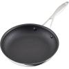 imageCirculon C1 Series Clad Stainless Steel with ScratchDefense Technology Cookware Nonstick Induction Frying PansSkillets with Lids Metal Utensil Safe 6 Piece Set  Polished Stainless Steel10Inch