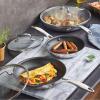imageCirculon C1 Series Clad Stainless Steel with ScratchDefense Technology Cookware Nonstick Induction Frying PansSkillets with Lids Metal Utensil Safe 6 Piece Set  Polished Stainless SteelSet 85Inch  10Inch  125Inch