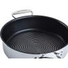 imageCirculon Clad Stainless Steel Frying PansSkillet Set with Hybrid SteelShield and Nonstick Technology 10 Inch and 85 Inch SilverSaute Pan 5 Quart
