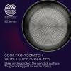 imageCirculon Clad Stainless Steel WokStir Fry with Glass Lid and Hybrid SteelShield and Nonstick Technology 14 Inch  SilverWokStir Fry 14
