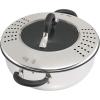 imageCirculon Momentum Stainless Steel Nonstick DishCasserole Pan with Lid 4 Quart SilverCasserole 4 Quart
