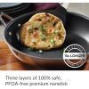 imageCirculon Momentum Stainless Steel Nonstick DishCasserole Pan with Lid 4 Quart SilverCookware Set 11 Piece