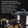 imageCirculon Stainless Steel Frying PanSkillet with SteelShield Hybrid Stainless and Nonstick Technology and Spatula