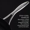 imageCirculon Stainless Steel Frying PanSkillet with SteelShield Hybrid Stainless and Nonstick Technology and Spatula
