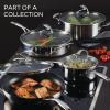 imageCirculon Stainless Steel Frying PanSkillet with SteelShield Hybrid Stainless and Nonstick Technology and Spatula