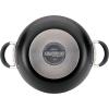imageCirculon Symmetry Hard Anodized Nonstick Casserole DishCasserole Pan with Lid  55 Quart BlackBlack