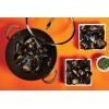 imageCirculon Symmetry Hard Anodized Nonstick Casserole DishCasserole Pan with Lid  55 Quart BlackChocolate