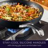 imageCirculon Symmetry HardAnodized Nonstick Frying Pan 85Inch ChocolateBlack