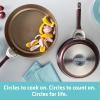 imageCirculon Symmetry HardAnodized Nonstick Frying Pan 85Inch ChocolateMerlot