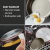 imageCirculon Symmetry HardAnodized Nonstick Frying Pan 85Inch ChocolateMerlot