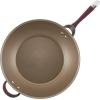 imageCirculon Symmetry HardAnodized Nonstick Frying Pan 85Inch ChocolateMerlot