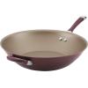 imageCirculon Symmetry HardAnodized Nonstick Frying Pan 85Inch ChocolateMerlot
