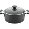 imageCirculon Acclaim Hard Anodized Nonstick Casserole DishCasserole Pan with Lid  45 Quart Black5 Quart