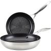 imageCirculon Stainless Steel Frying PanSkillet Set with SteelShield Hybrid Stainless and Nonstick Technology