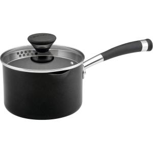 imageCirculon Acclaim Hard Anodized Nonstick Casserole DishCasserole Pan with Lid  45 Quart Black2 Quarts