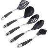 imageCirculon Harmony Utensil Kitchen Cooking Tools Set 5 Piece BlackBlack