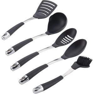 imageCirculon Harmony Utensil Kitchen Cooking Tools Set 5 Piece BlackBlack