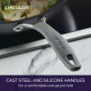imageCirculon A1 Series with ScratchDefense Technology Nonstick Induction Wok with Lid 14 Inch GraphiteGraphite