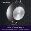imageCirculon A1 Series with ScratchDefense Technology Nonstick Induction Wok with Lid 14 Inch GraphiteGraphite
