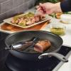 imageCirculon A1 Series with ScratchDefense Technology Nonstick Induction Wok with Lid 14 Inch GraphiteGraphite